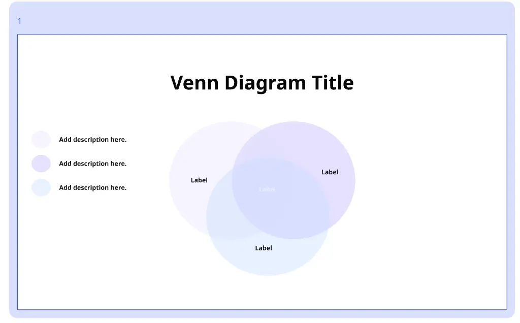 3 Circle Venn Diagram PPT