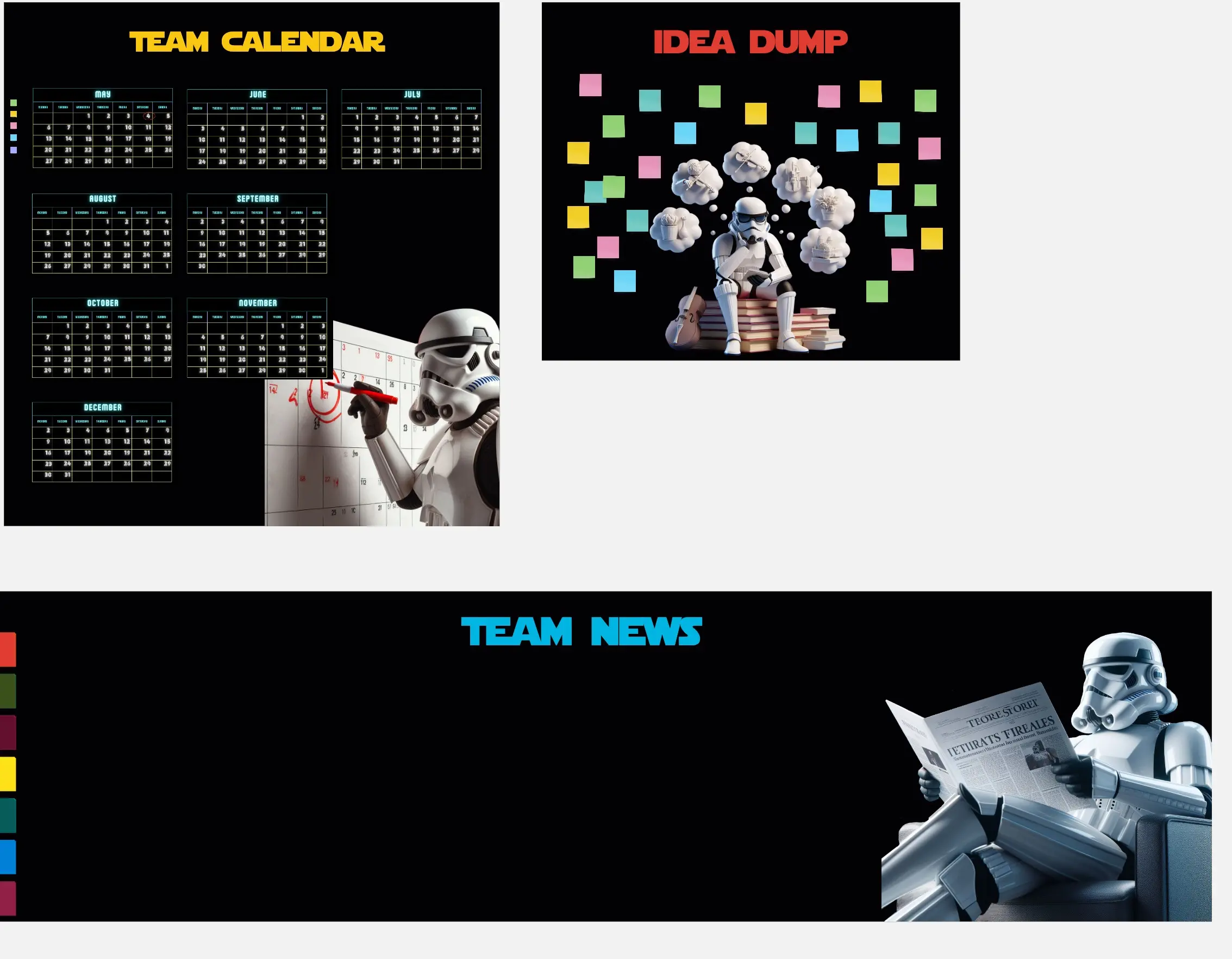 Template cover of BB - Team Org. Parts - Star Wars Theme