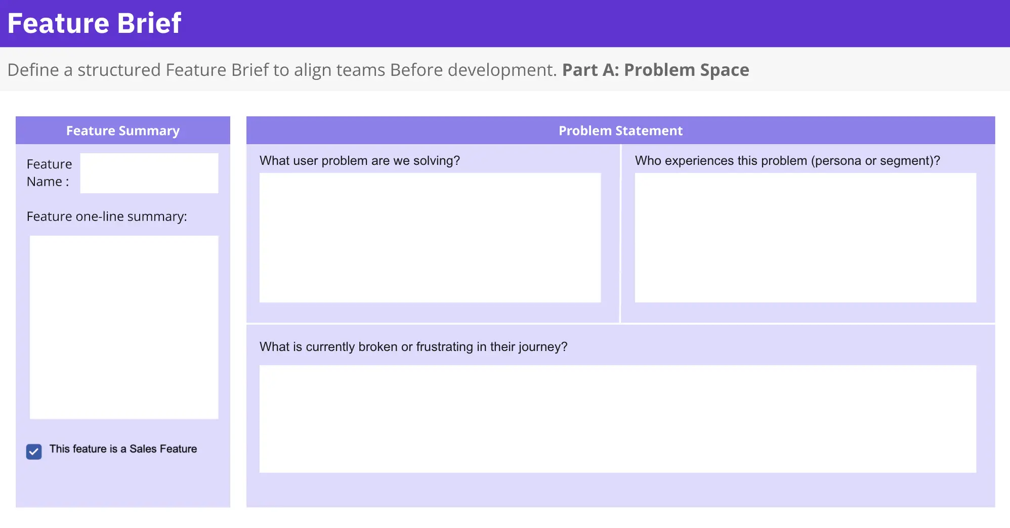 Template cover of Feature Brief - Workshop