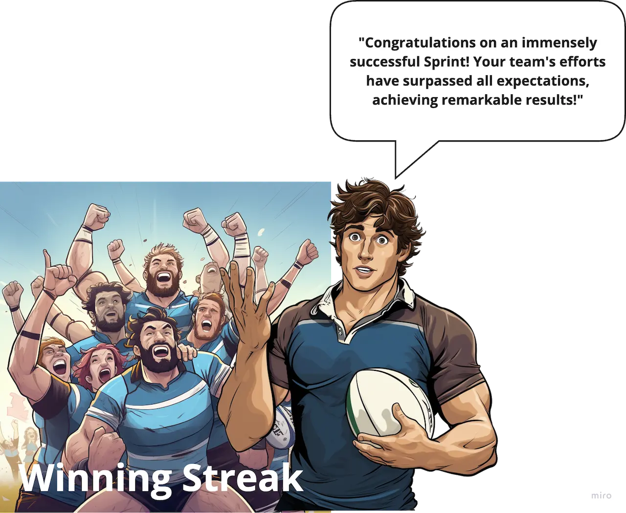 Template cover of Winning Rugby Team - Retrospective