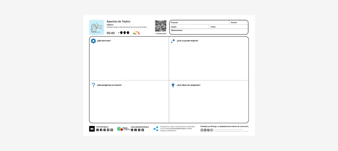 Template cover of Apuntes de Testeo