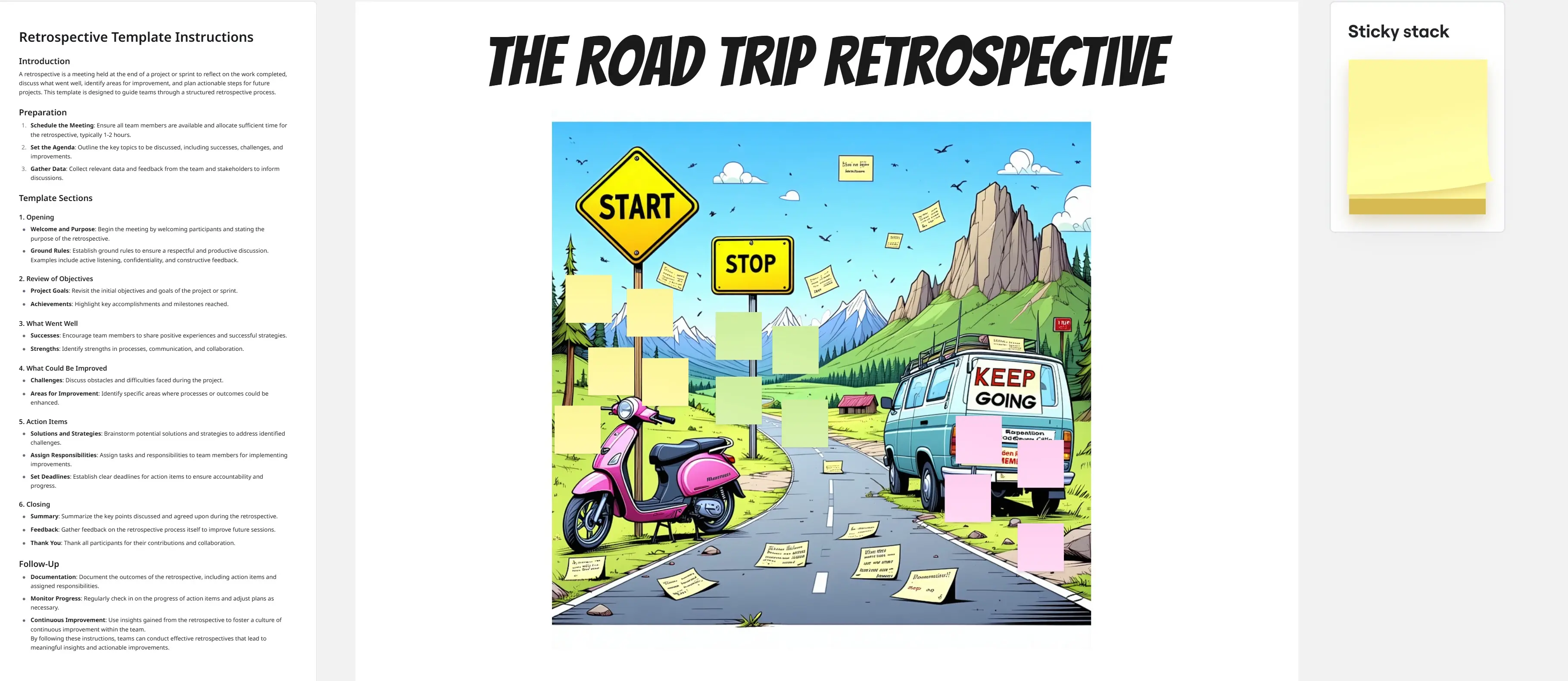 Template cover of The Road Trip Retrospective