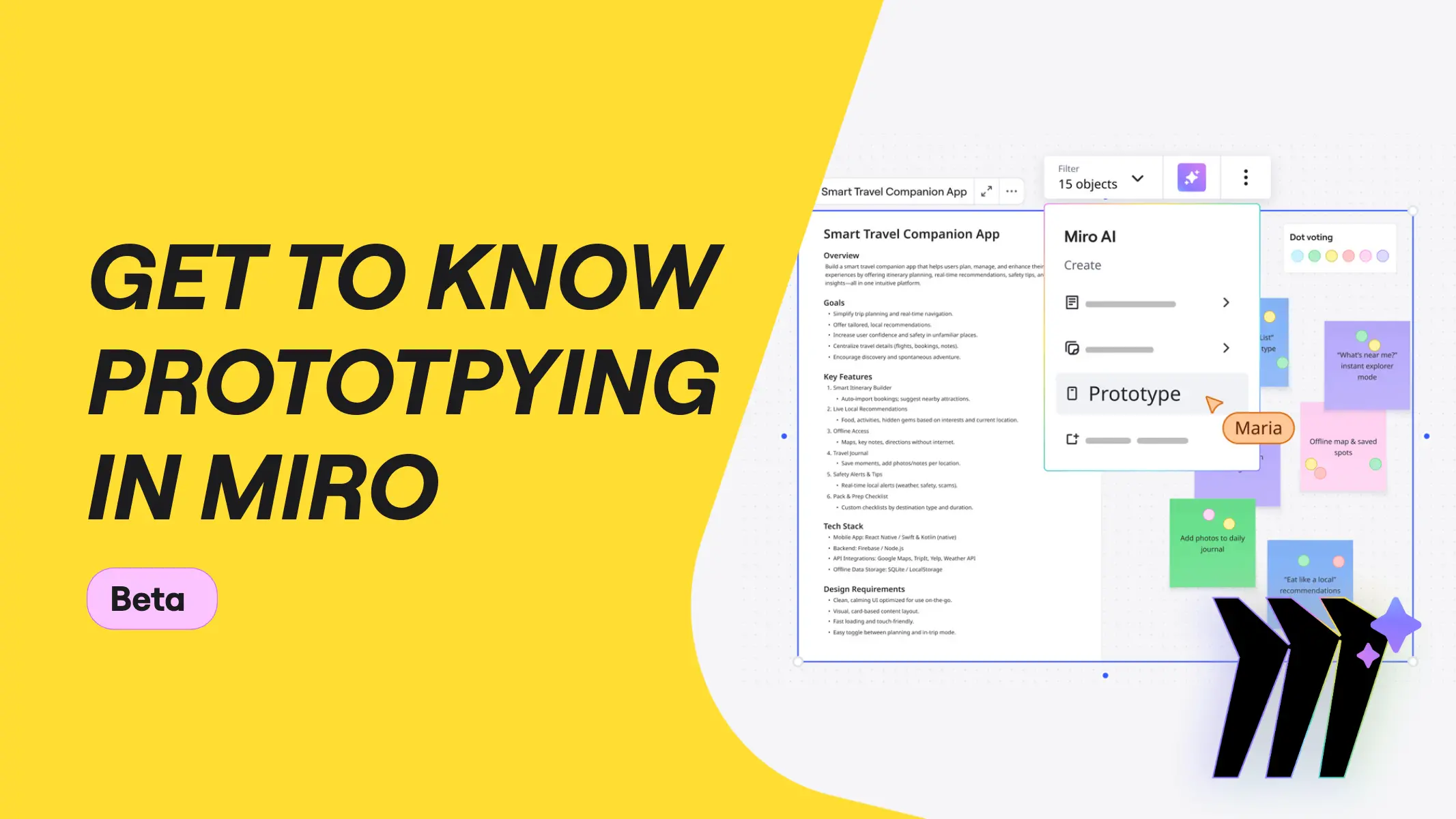 Template cover of Getting Started With Prototyping in Miro
