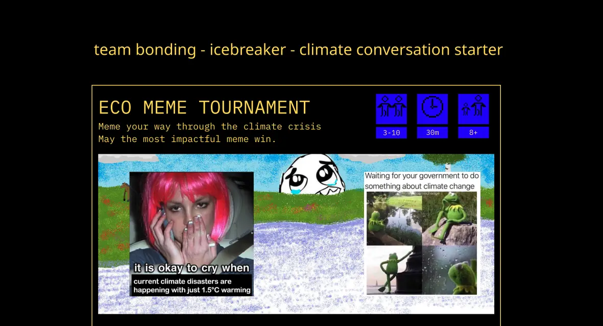 Template cover of Eco Meme Tournament