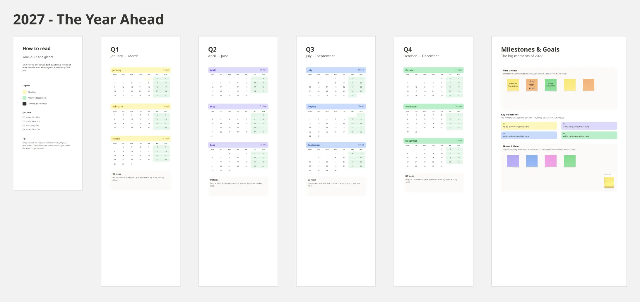 Calendar 2027