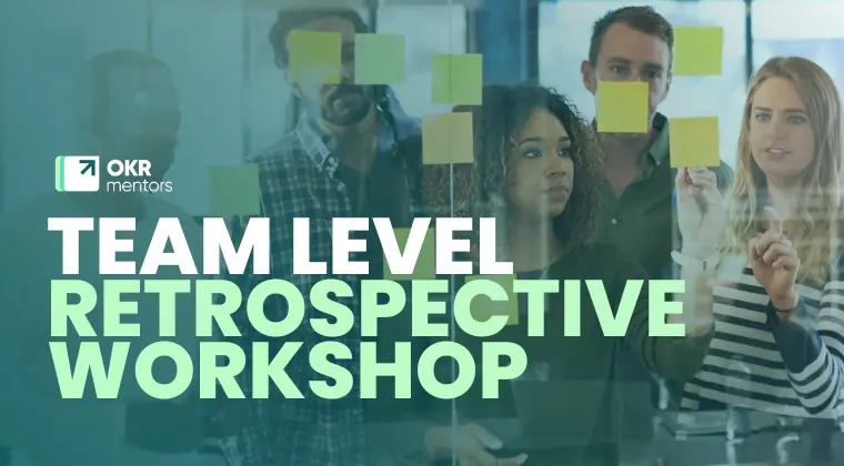 Template cover of Team Level OKR Restrospective Workshop