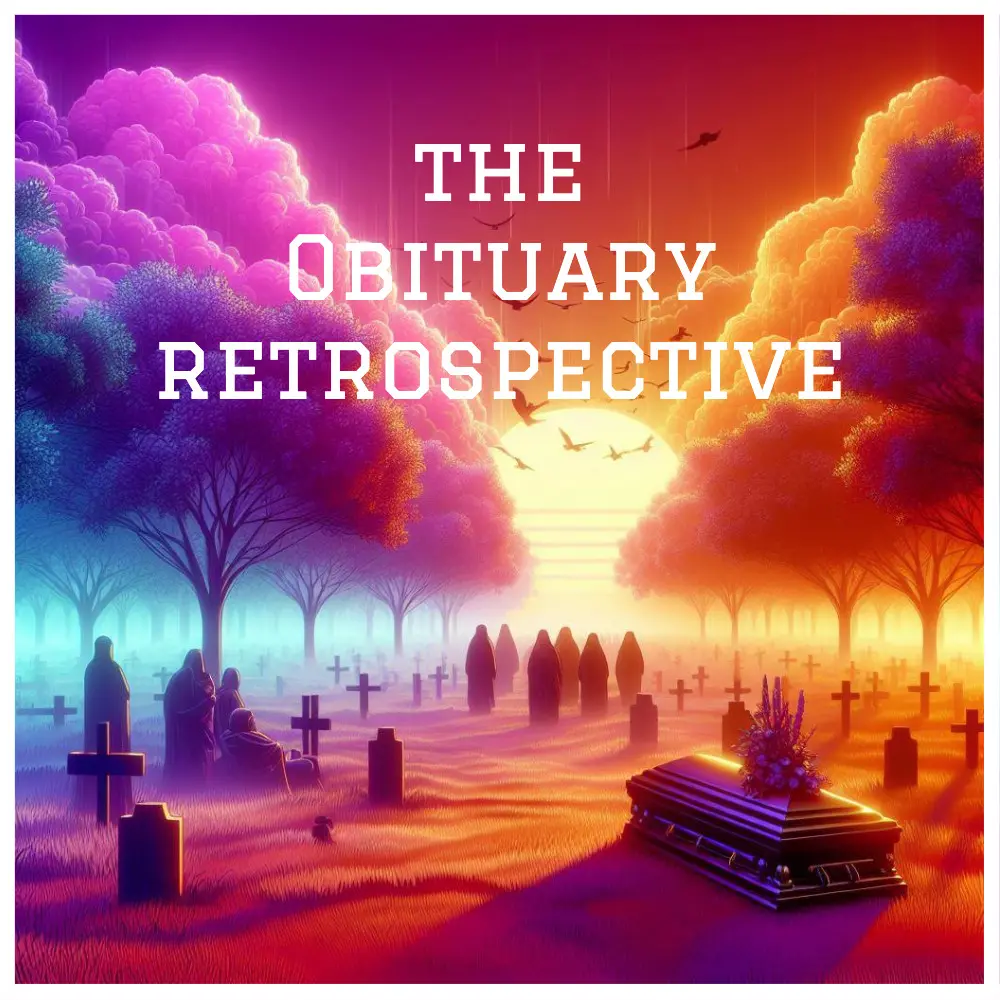 Template cover of 🪦The Obituary🕯️Retrospective 🪦