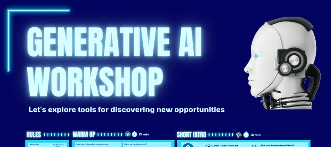 Template cover of Generative AI Workshop