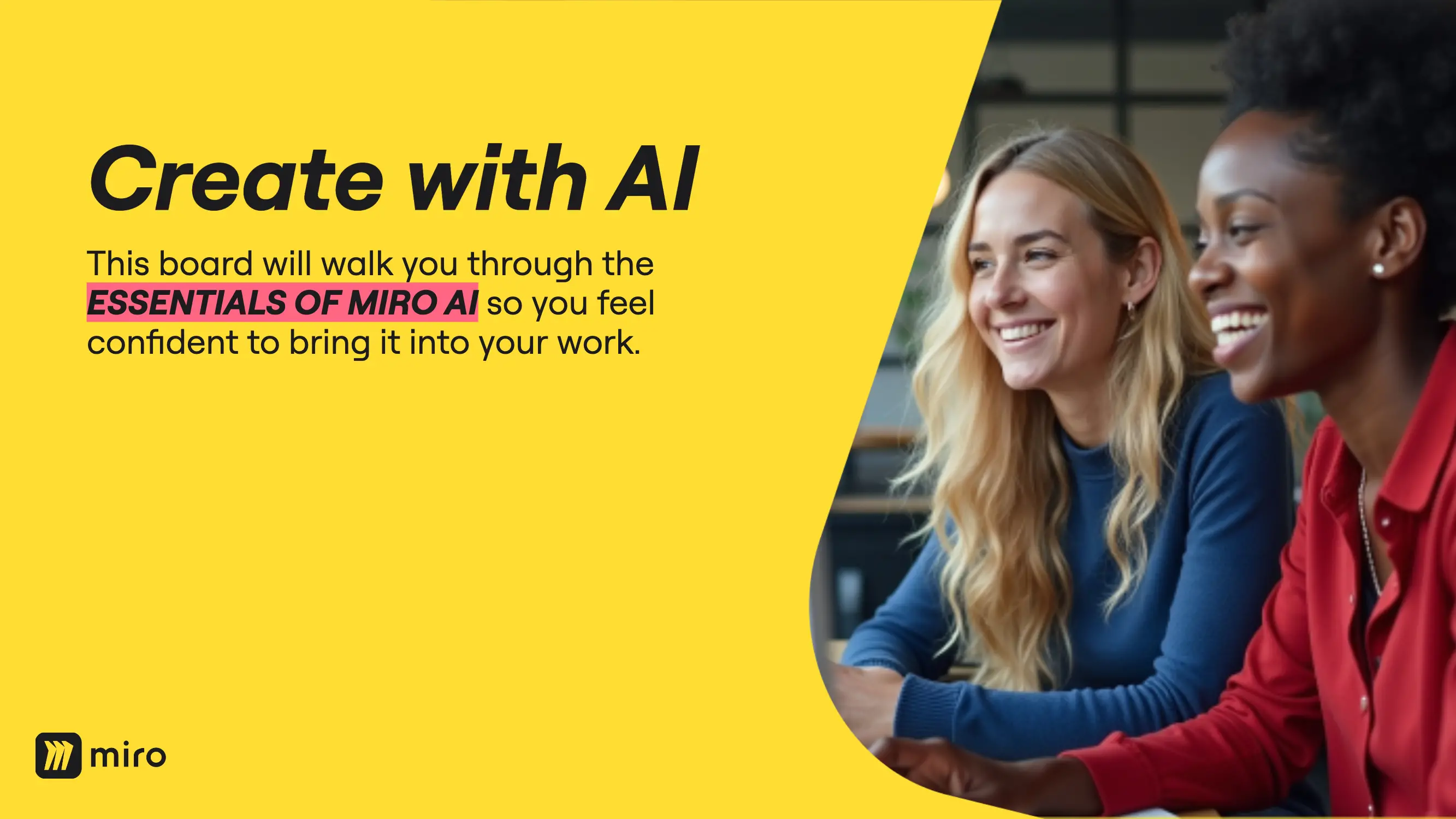 Template cover of Miro Education Team: Create with AI