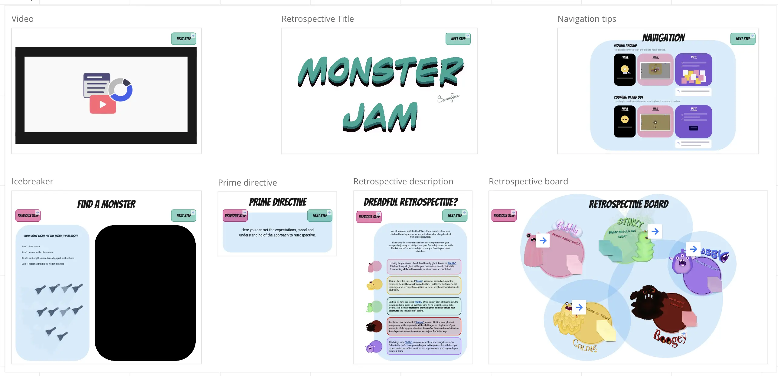 Template cover of Monster Jam Retrospective