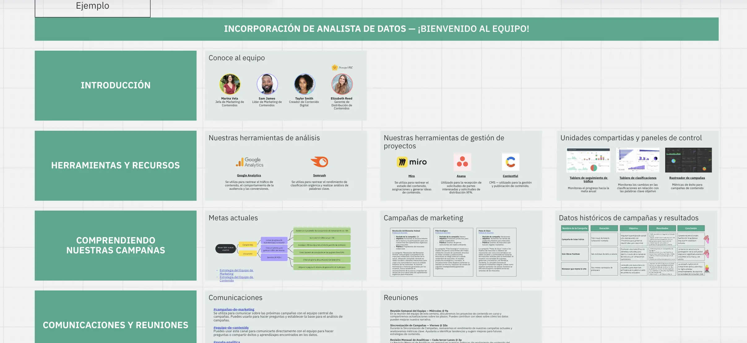 Template cover of Incorporación de analistas de datos