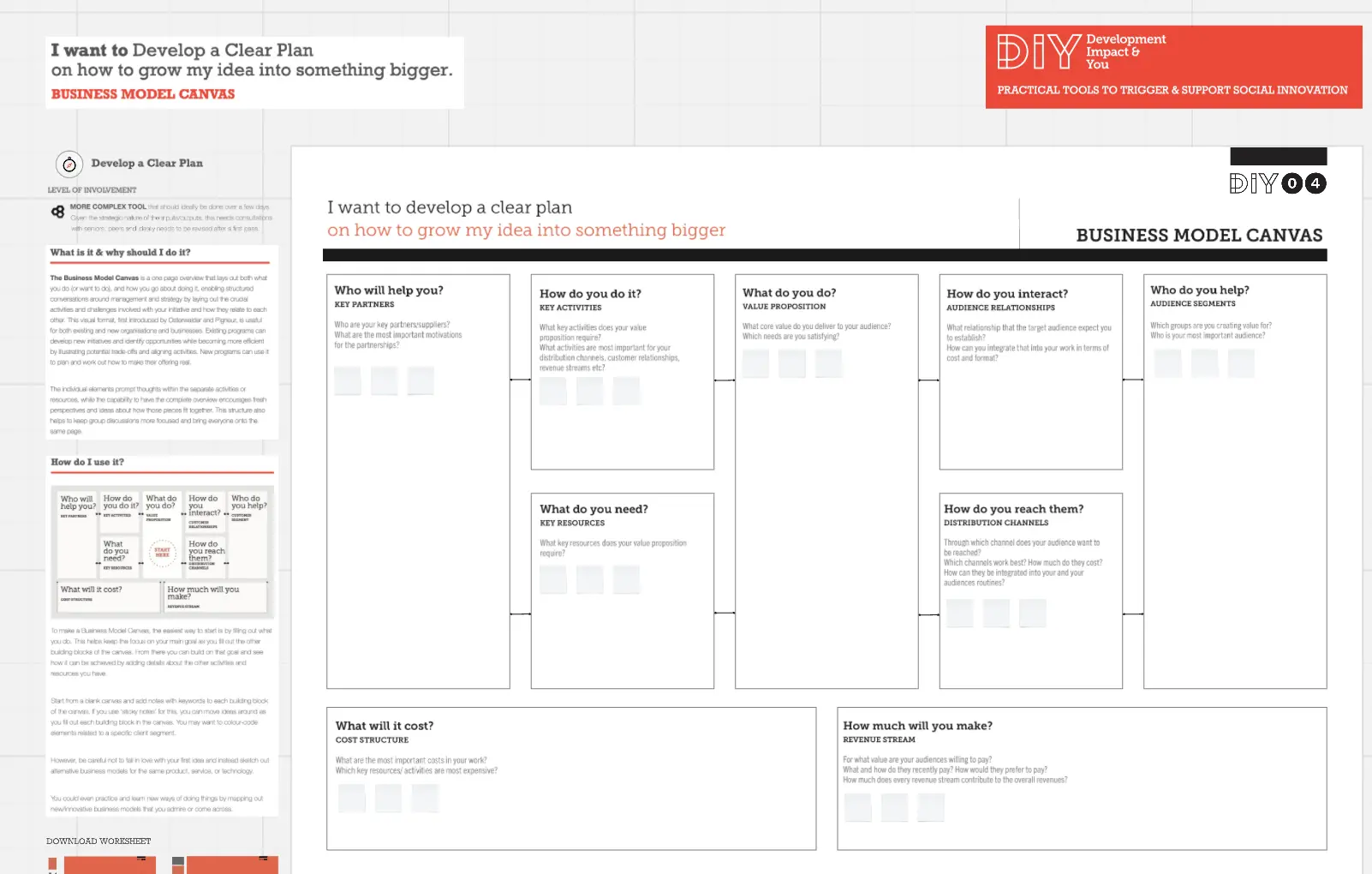 Template cover of Business Model Canvas