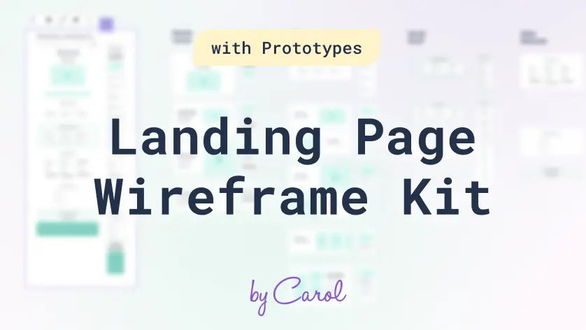 Landing Page Wireframe Kit