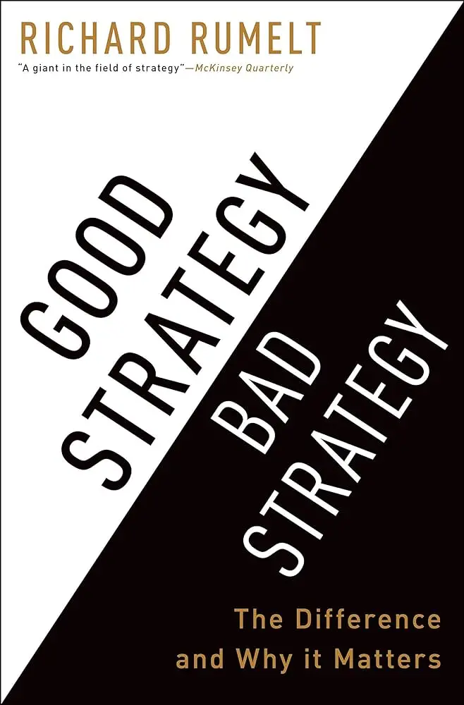 Template cover of Good Strategy, Bad Strategy - Book Club
