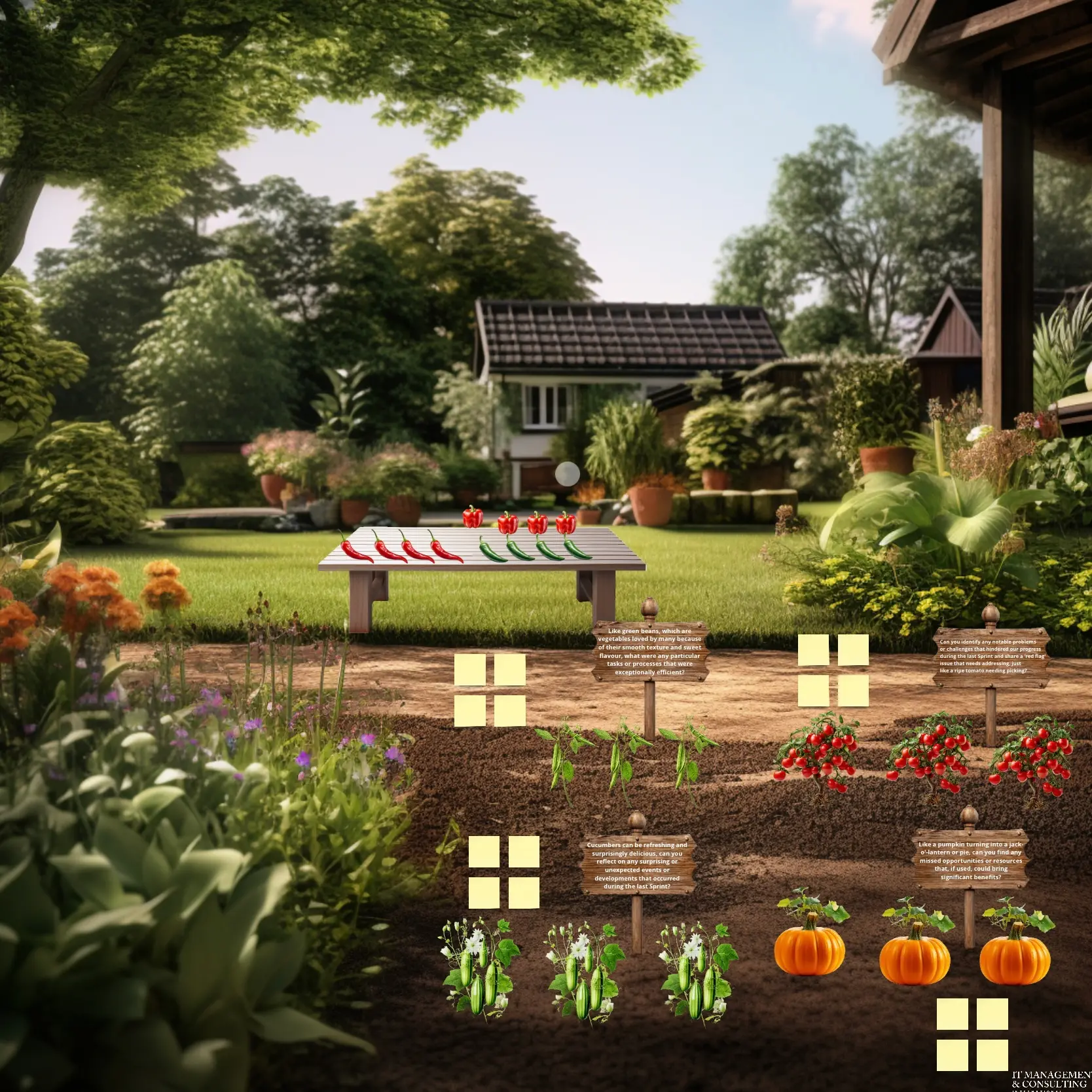 Template cover of Vegetable Garden Retrospective