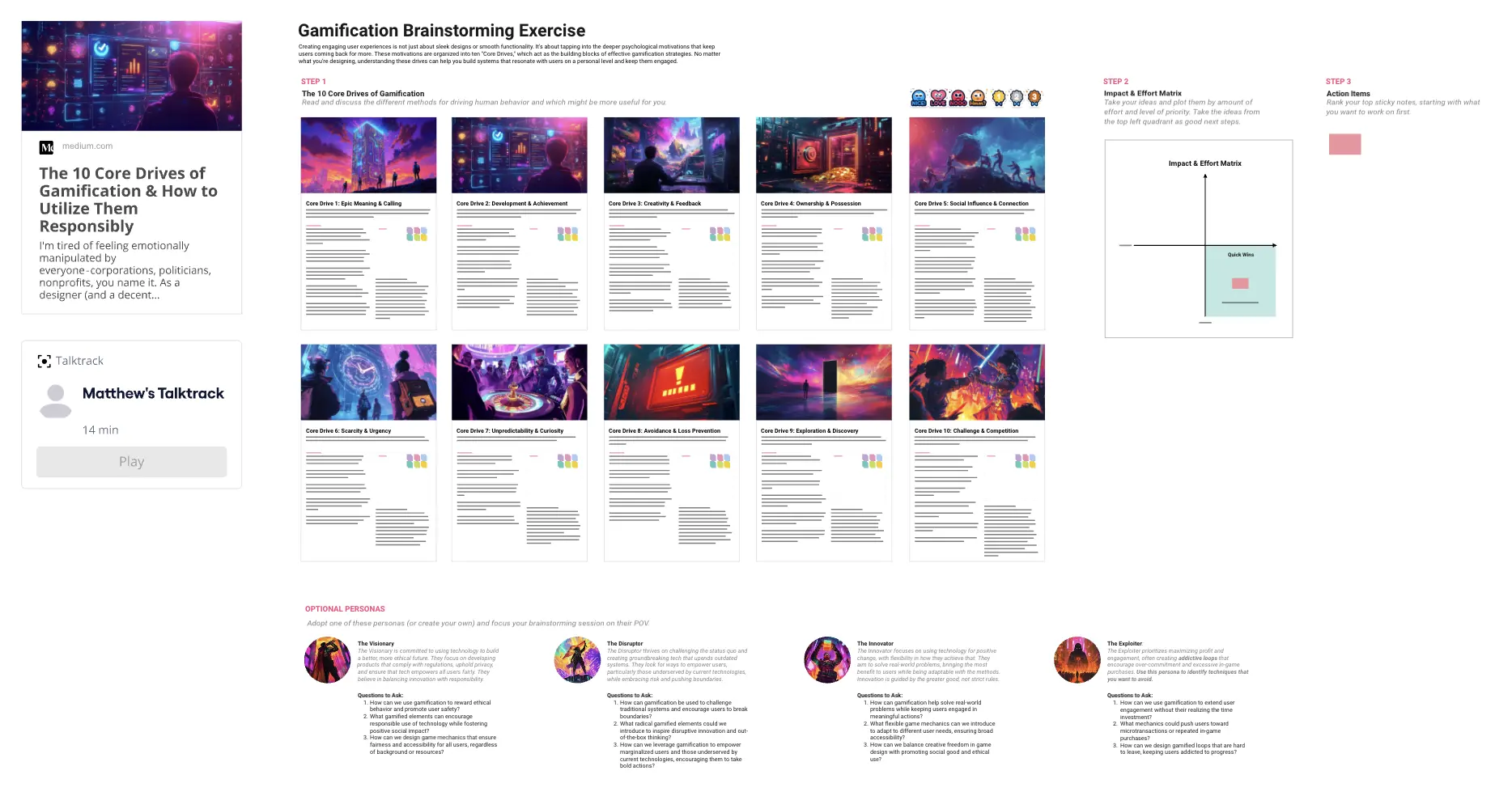 Template cover of Gamification Brainstorming