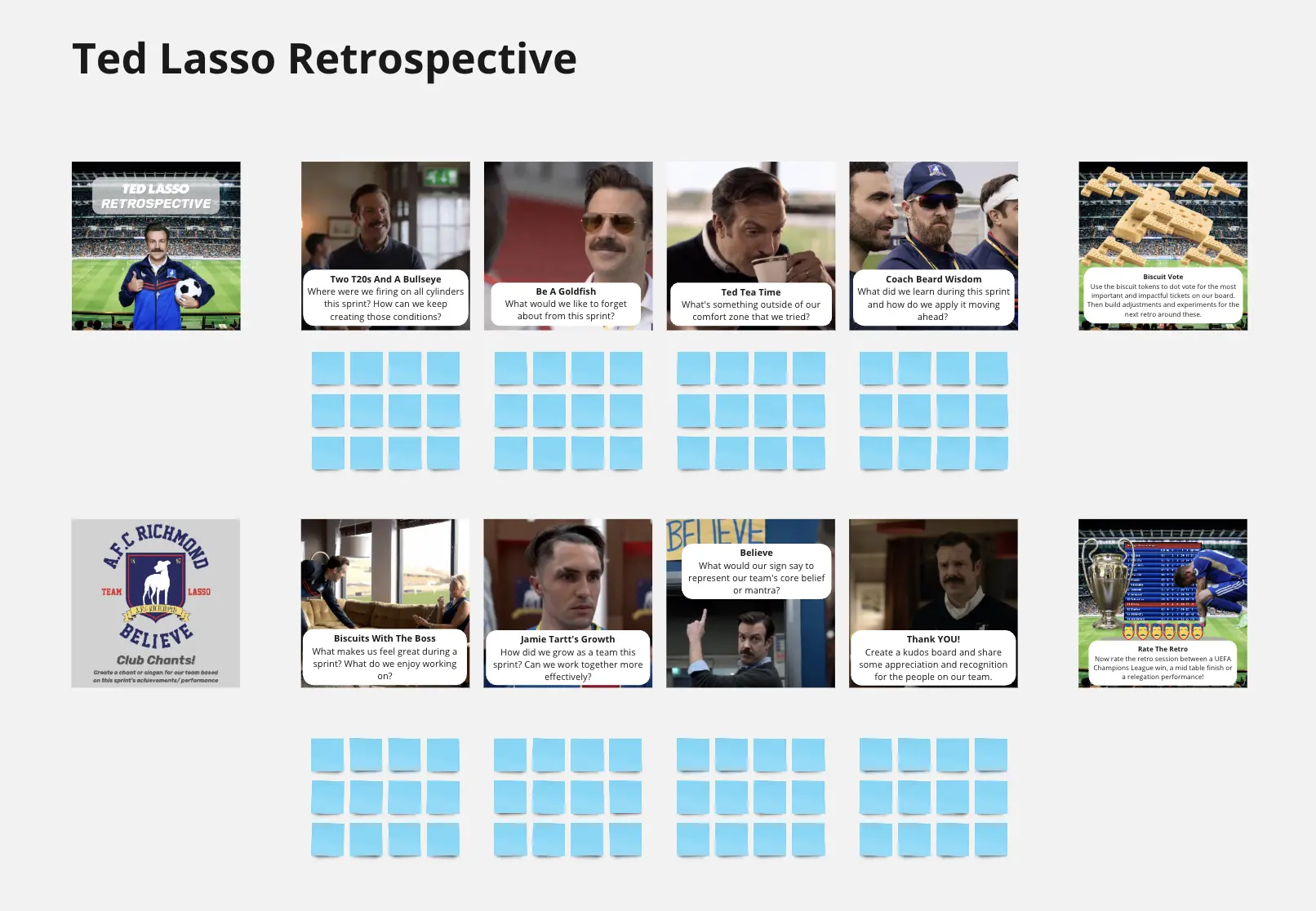 Template cover of Ted Lasso Retrospective