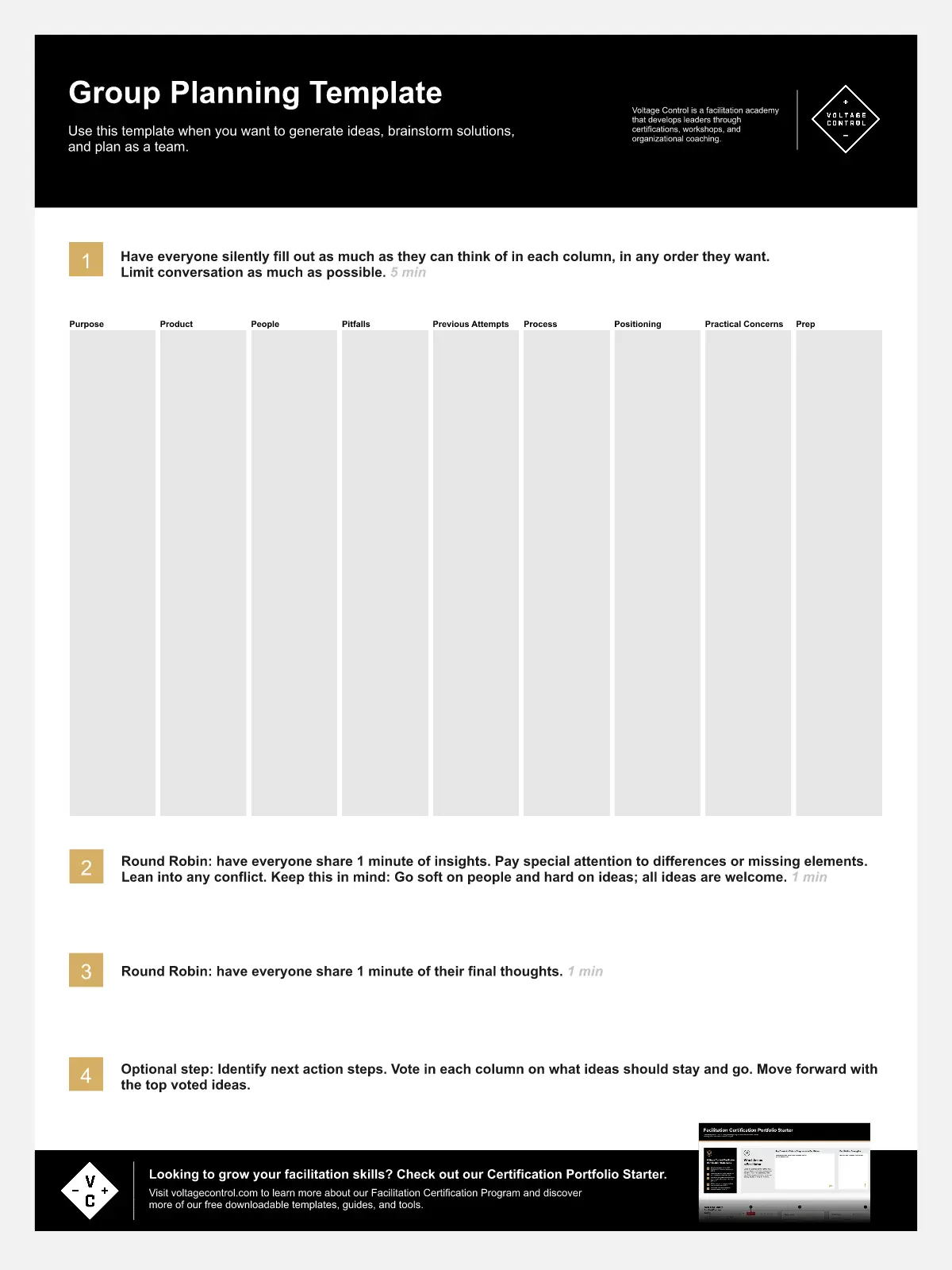 Group Planning Template Template Miroverse