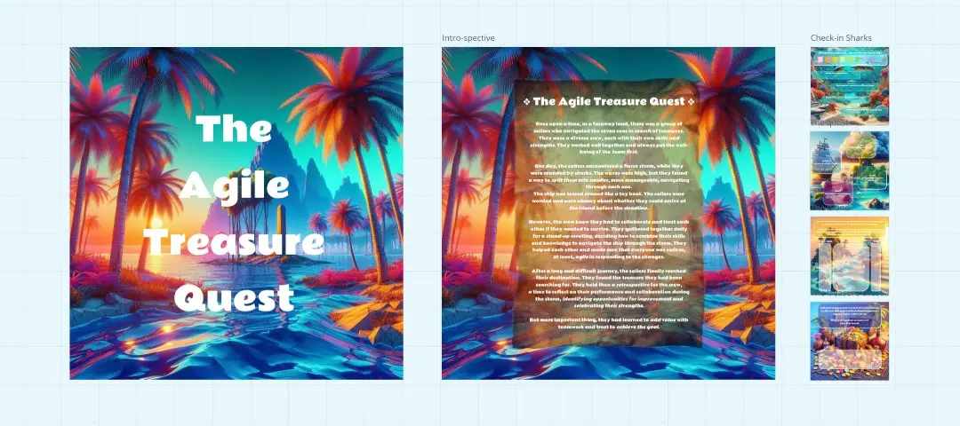 Template cover of Treasure Quest 🌊⛵️🌊 Retrospective
