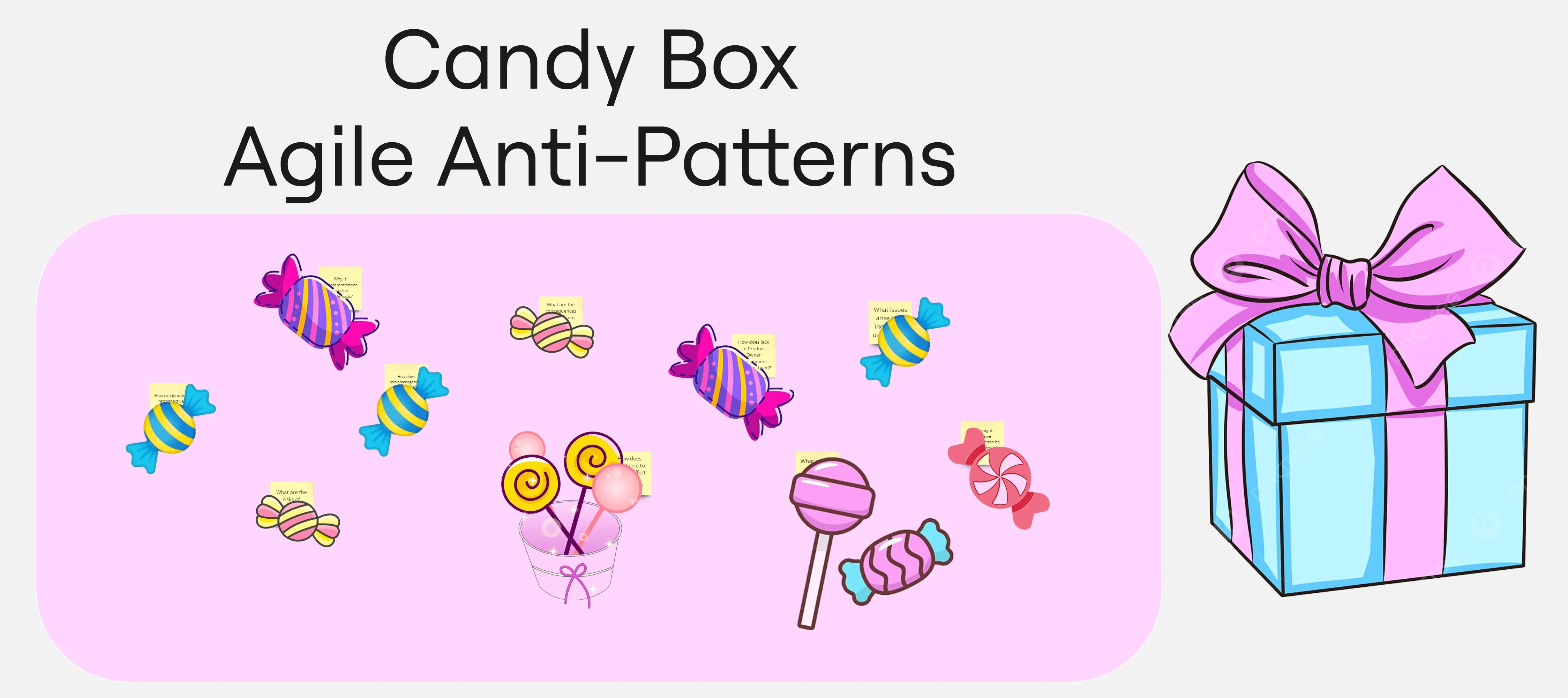 Template cover of Candy Box Agile Anti-Patterns 🧁