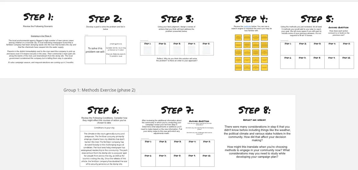 Template cover of Platform Methods Exercise