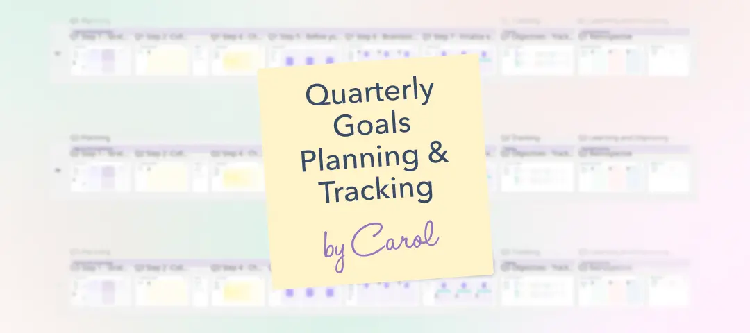 Template cover of Quarterly Goals Template