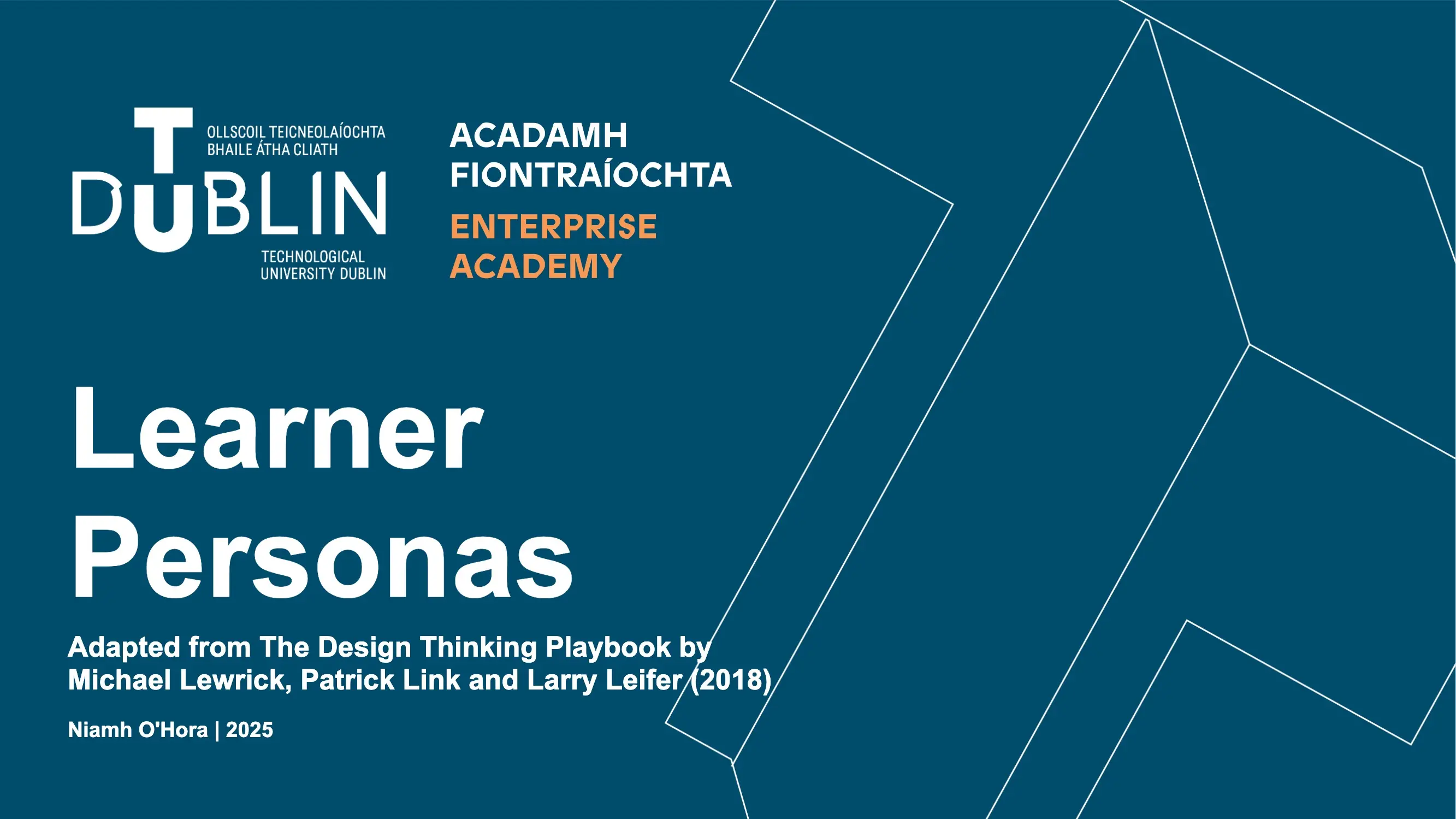 Template cover of Learner Persona Worksheet