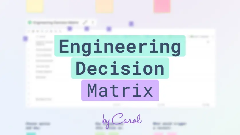 Engineering Decision Matrix