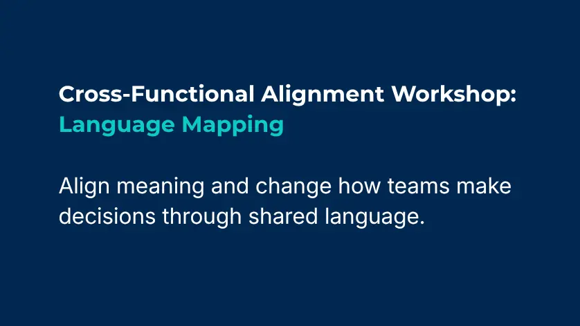 Cross-Functional Language Alignment