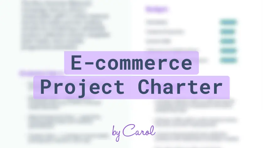 전자상거래 프로젝트 차터