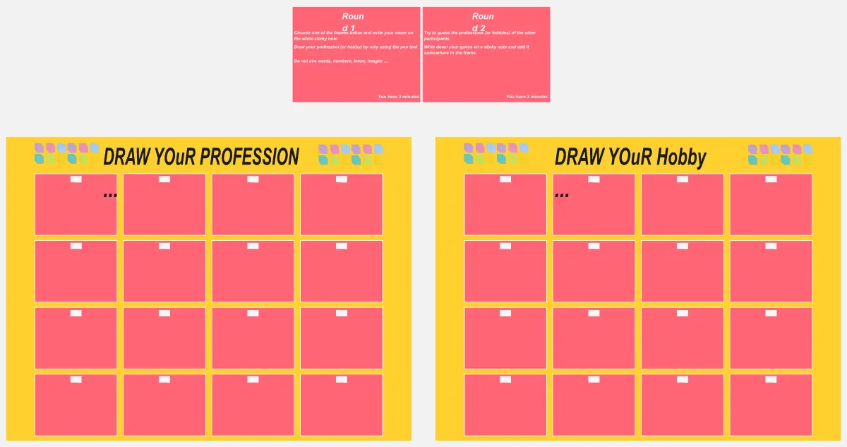 Template cover of Draw Your Profession / Hobby | Icebreaker