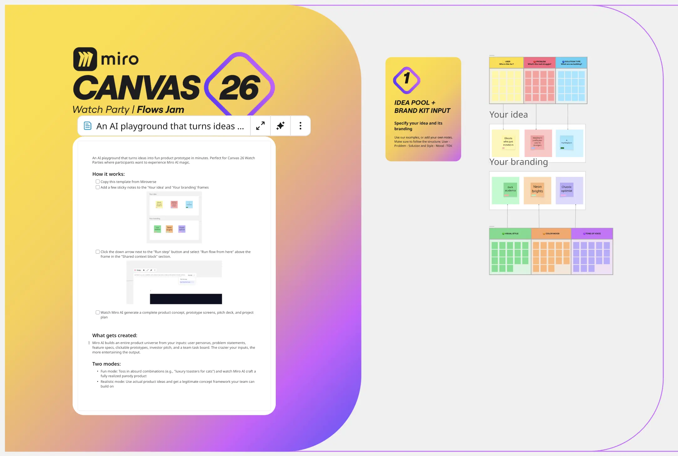 Canvas 26 Watch Party Flow Jam
