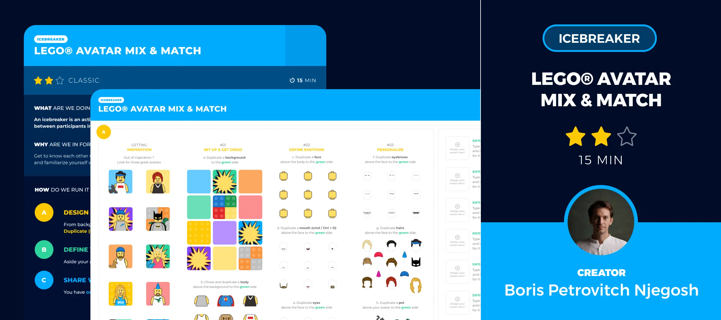 😬 LEGO Avatar Mix &amp; Match Template | Miroverse