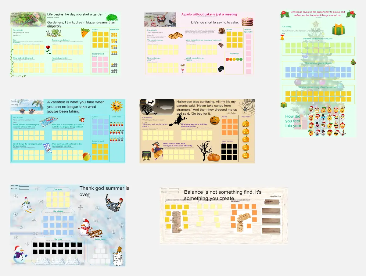 Template cover of Various Retrospectives