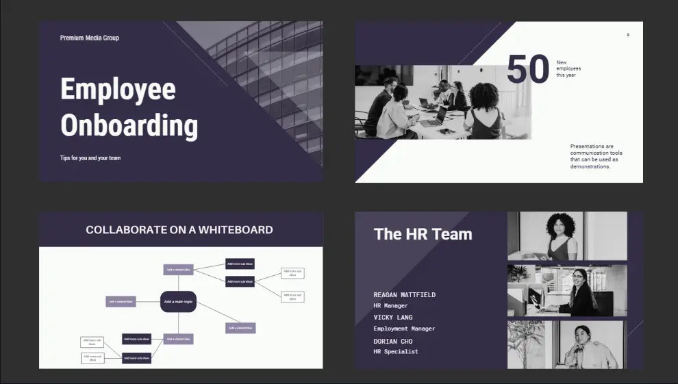 Employee Onboarding Präsentation