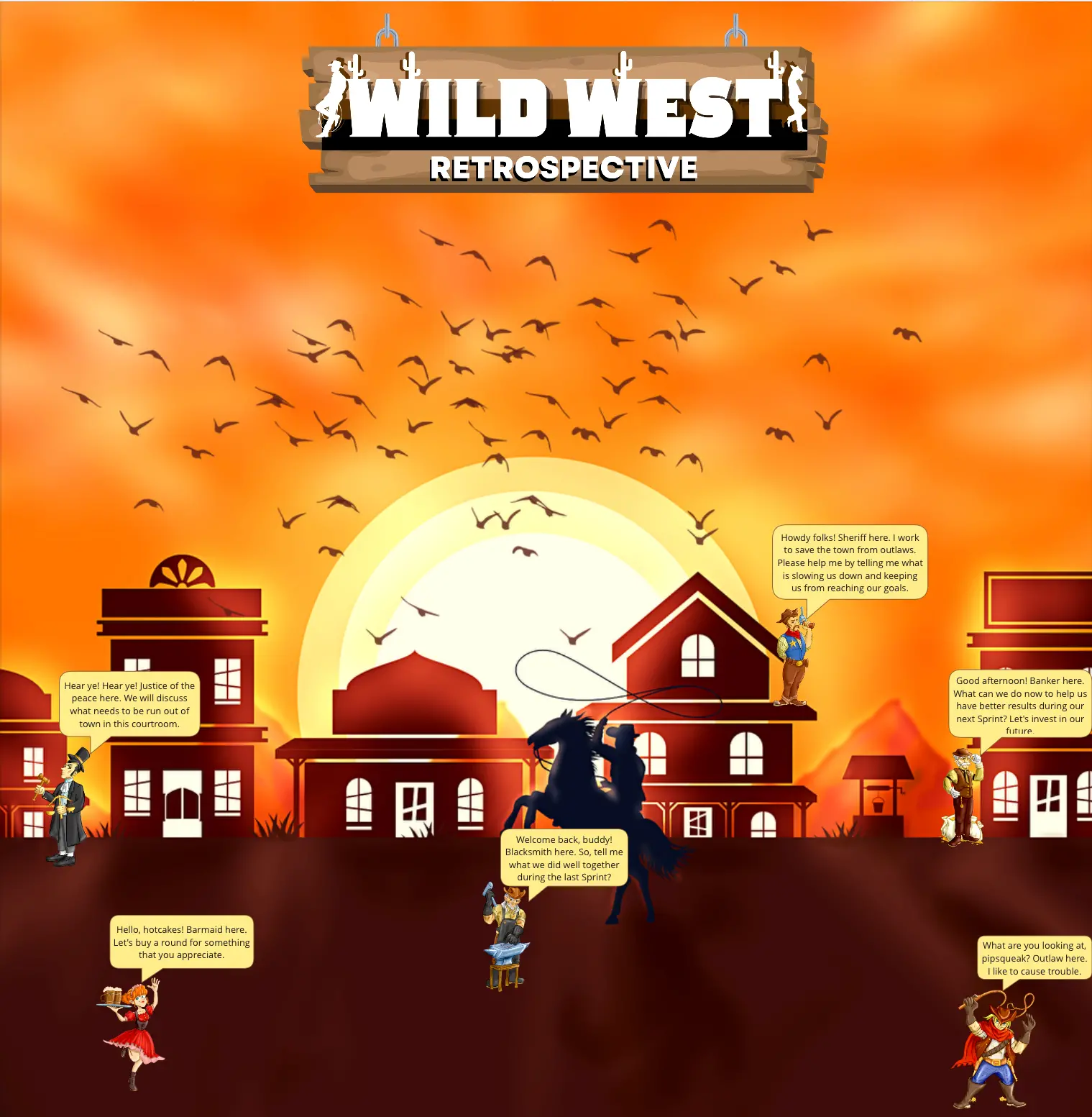 Template cover of Wild West Retrospective