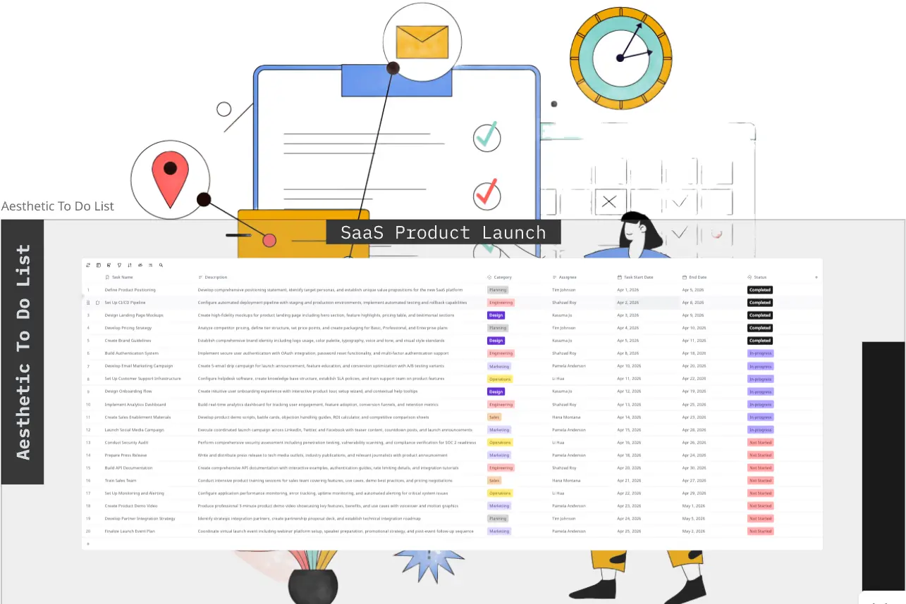Lista de Pendências Estética