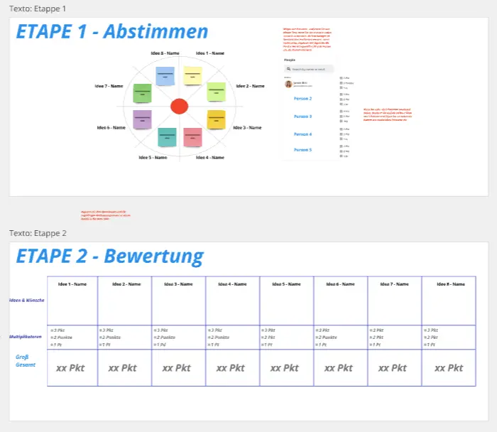 Template cover of Zielscheiben-Punktabstimmung