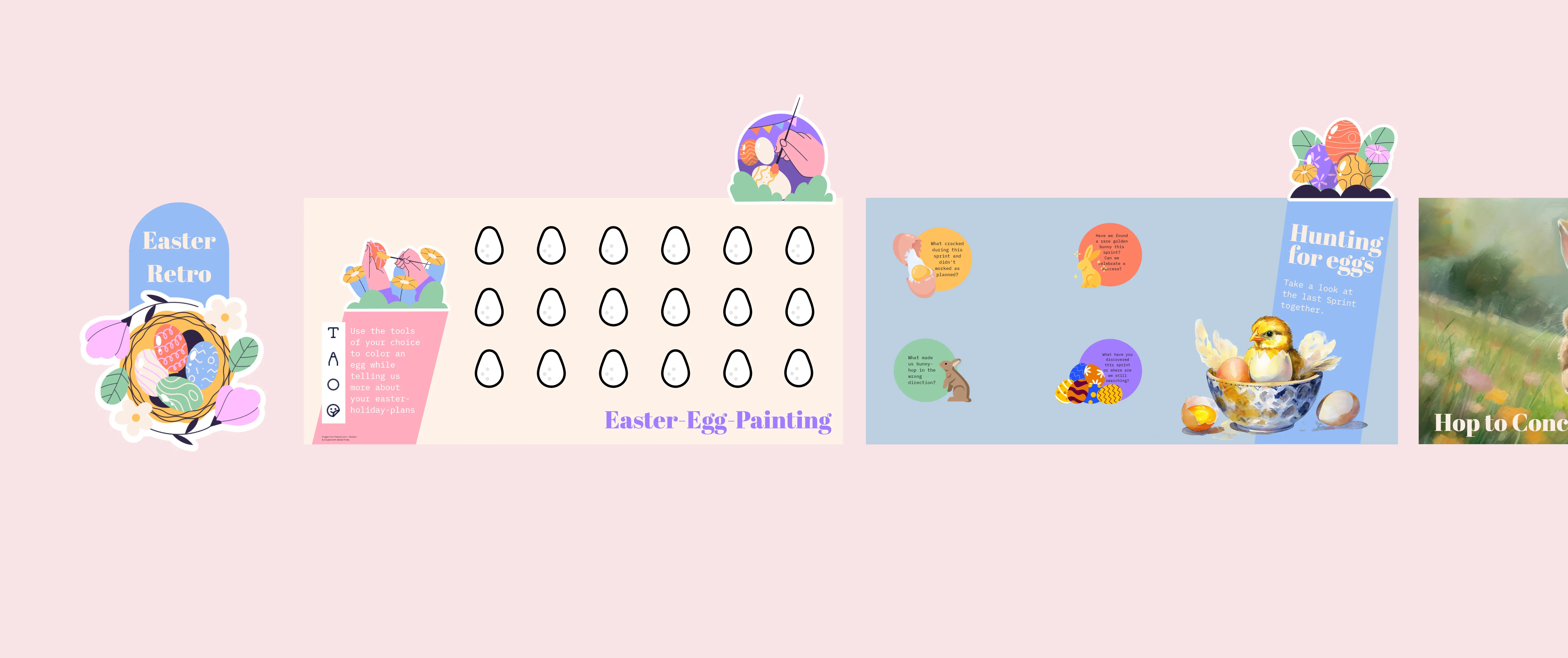 Template cover of 🐰🥚 Eggciting Easter Retrospective 🐇