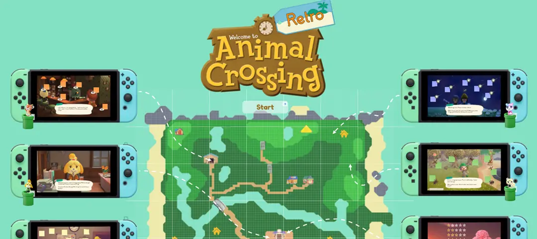 Template cover of Animal Crossing Themed Retro and Icebreaker