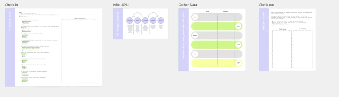 Template cover of UX/UI Retrospective