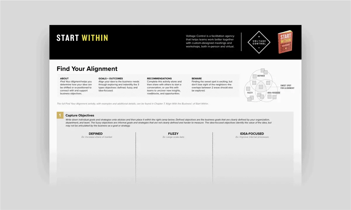 Template cover of Start Within: Find Your Alignment