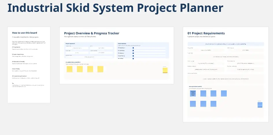 Industrial Skid Project Planner