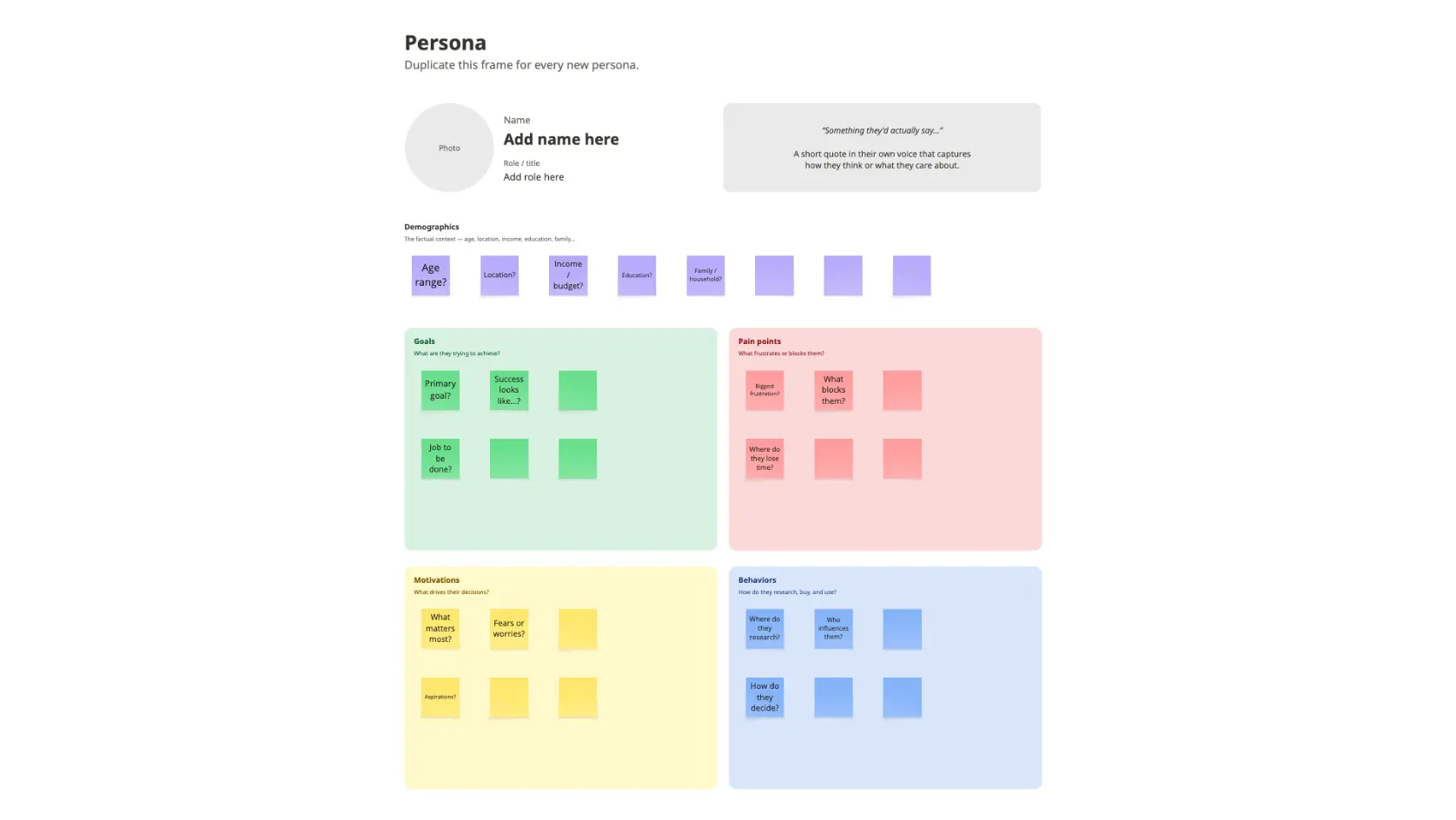 Simple Buyer Persona