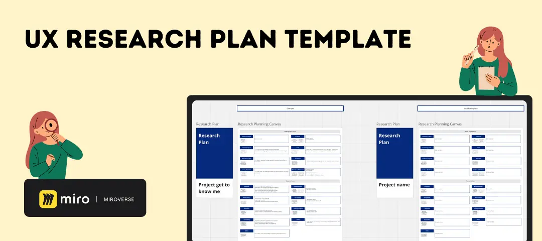 Template cover of UX Research Plan