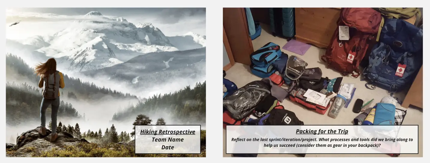 Template cover of Hiking Retrospective