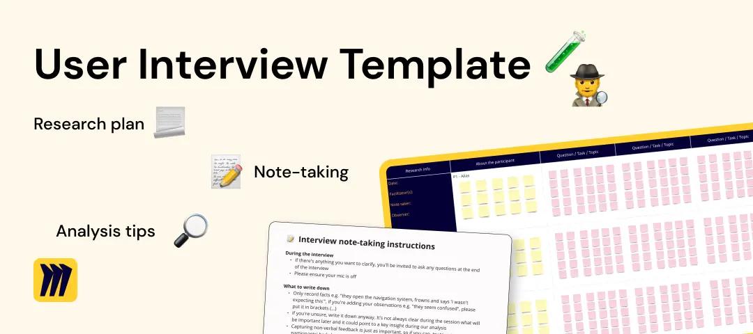 Template cover of User Interview Template