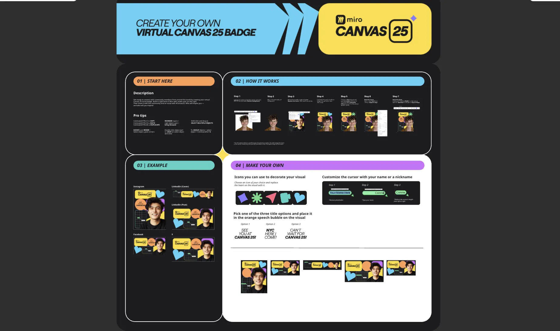 Template cover of Canvas 25 Attendee Badge