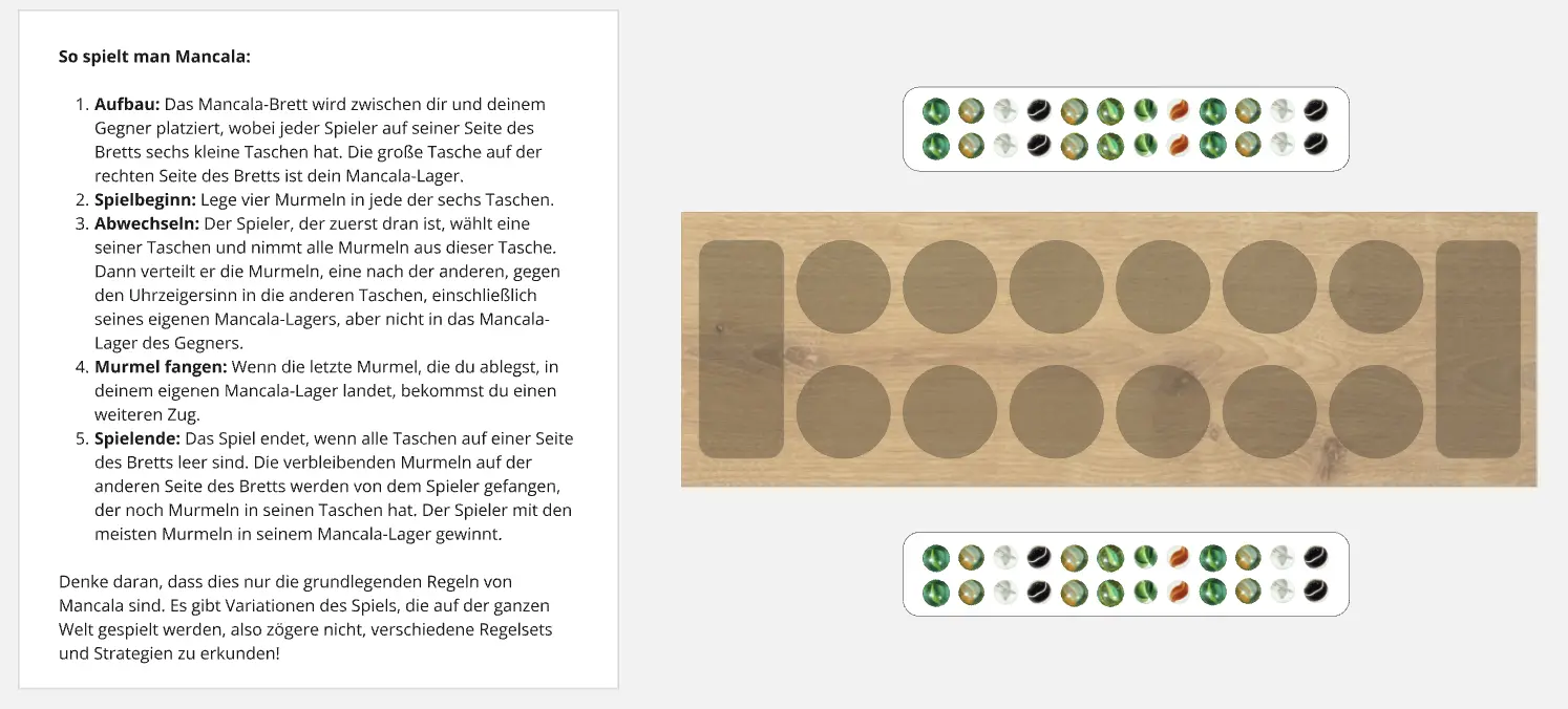 Template cover of Mancala-Spiel