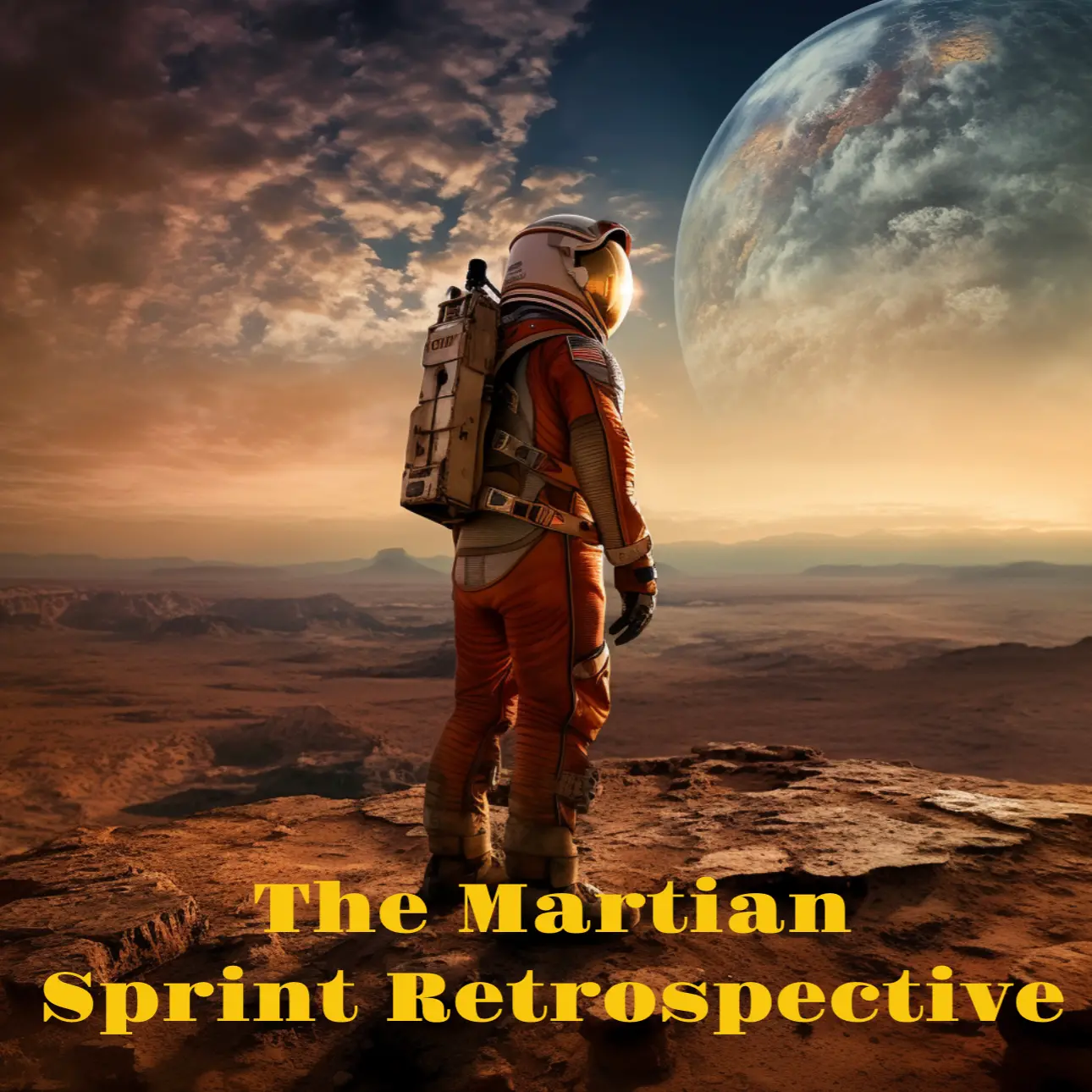 Template cover of The Martian - Sprint Retrospective